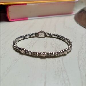 Lagos Signature Sterling Silver X Embrace Bracelet